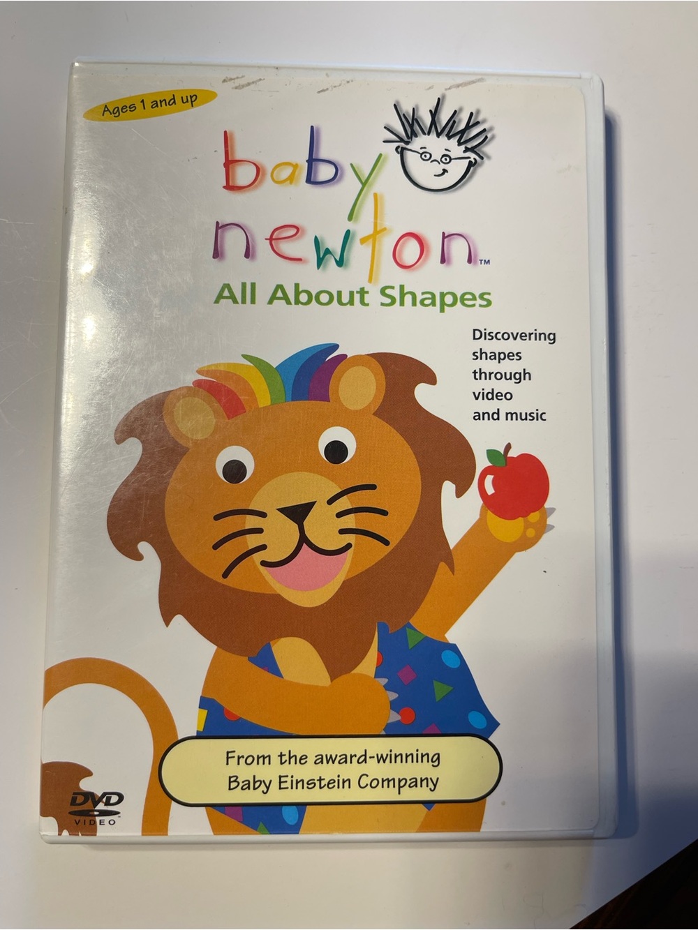 Baby Newton All About Shapes DVD - Colorful Lion